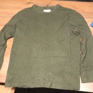 Green Eddie Bauer long sleeve waffle shirt